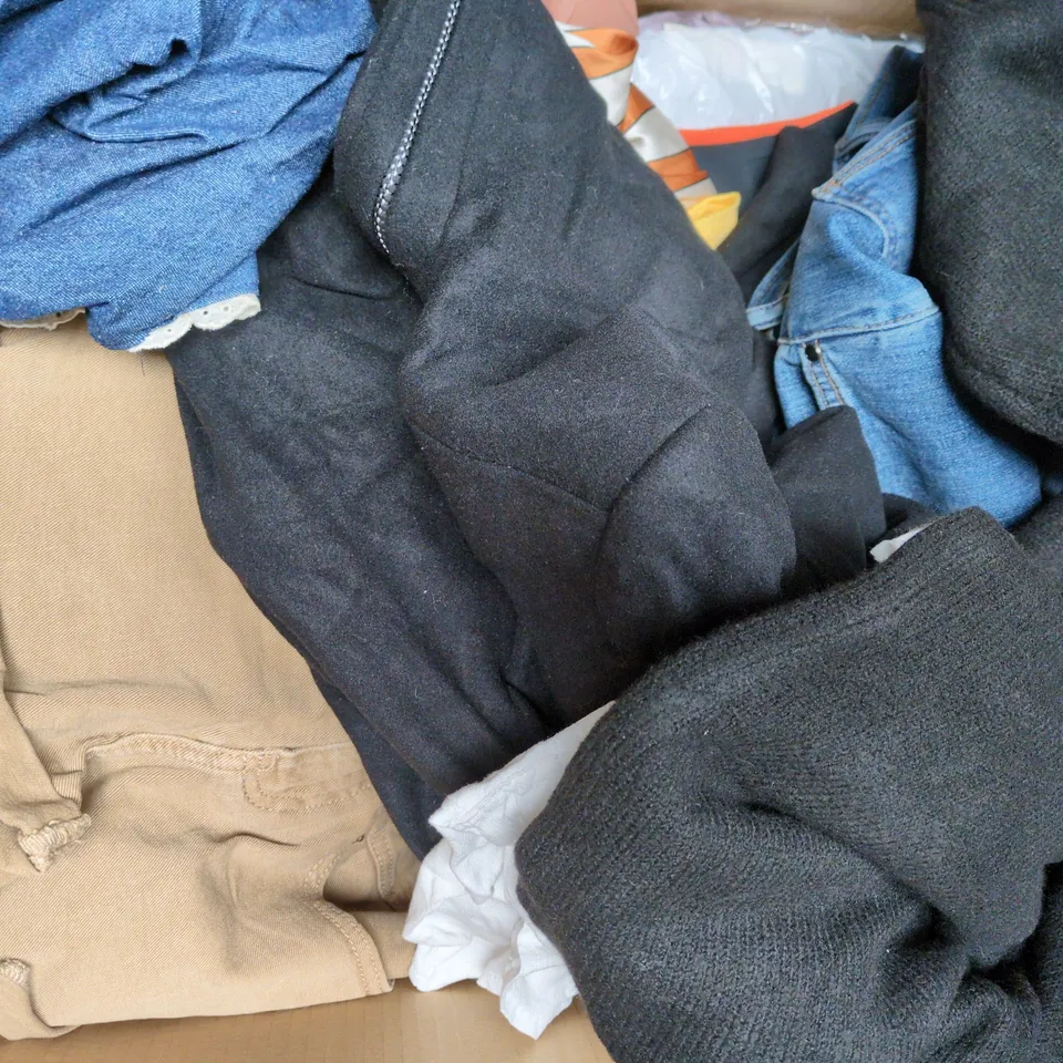 APPROXIMATELY 20 ASSORTED CLOTHING AND FASHION PRODUCTS IN VARIOUS STYLES AND SIZES - COLLECTION ONLY