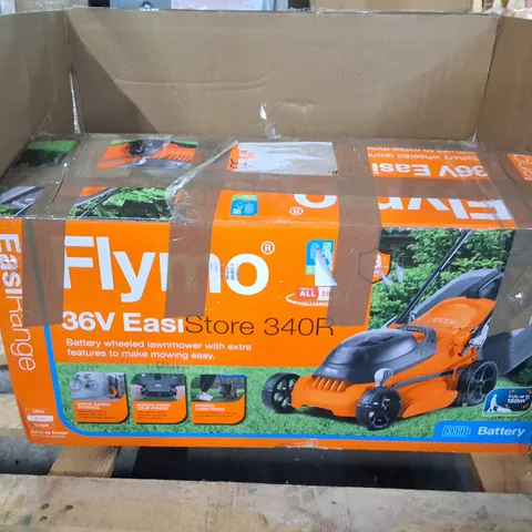 BOXED FLYMO 36V EASYSTORE LAWN MOWER β BATTERY POWERED