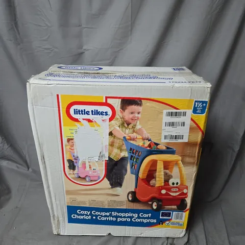 BOXED LITTLE TIKES COZY COUPE SHOPPING CART