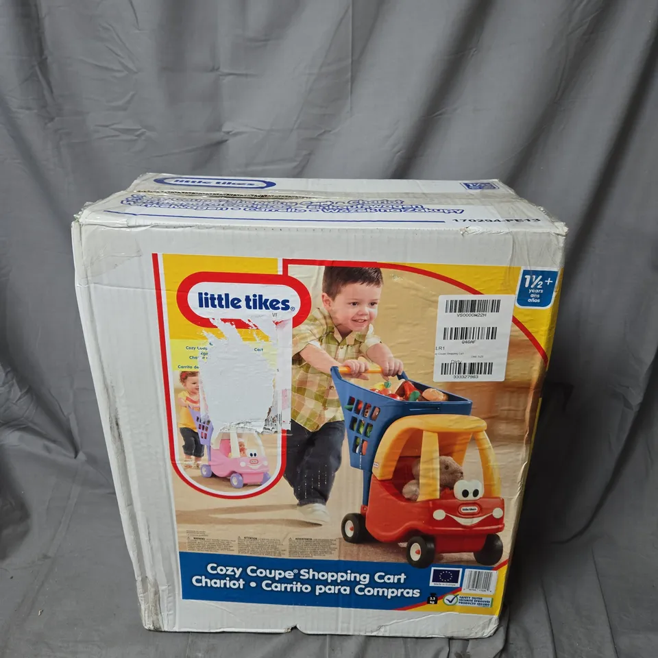 BOXED LITTLE TIKES COZY COUPE SHOPPING CART