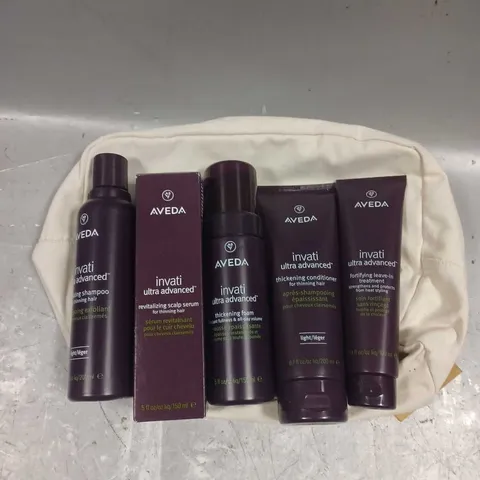 AVEDA HAIR CARE KIT TO INCLUDE - THICKENING CONDITIONER - REVITALISING SCALP SERUM - EXFOLIATING SHAMPOO - ETC