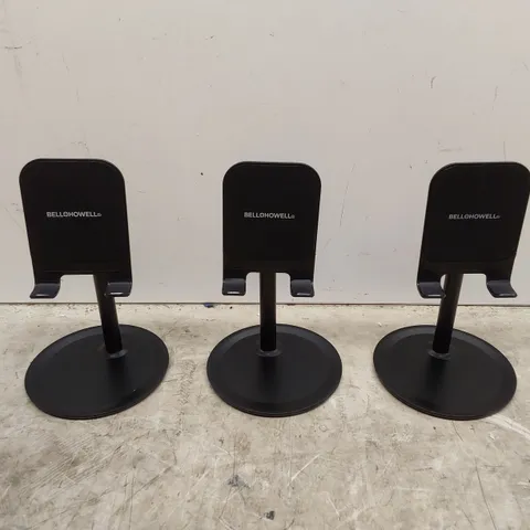 BOXED BELL & HOWELL SET OF 3 PHONE MOUNTS