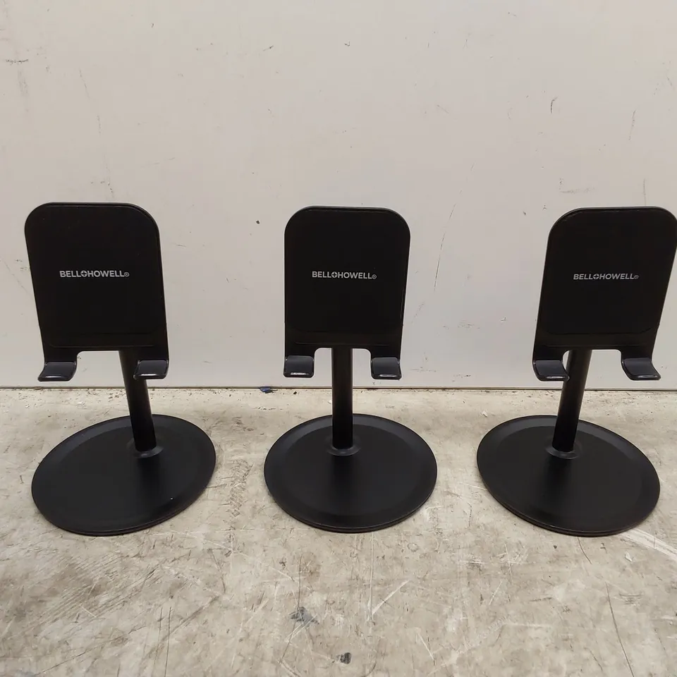 BOXED BELL & HOWELL SET OF 3 PHONE MOUNTS
