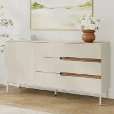 BOXED DECORTIE SUNSET SIDEBOARD - SANDSTONE