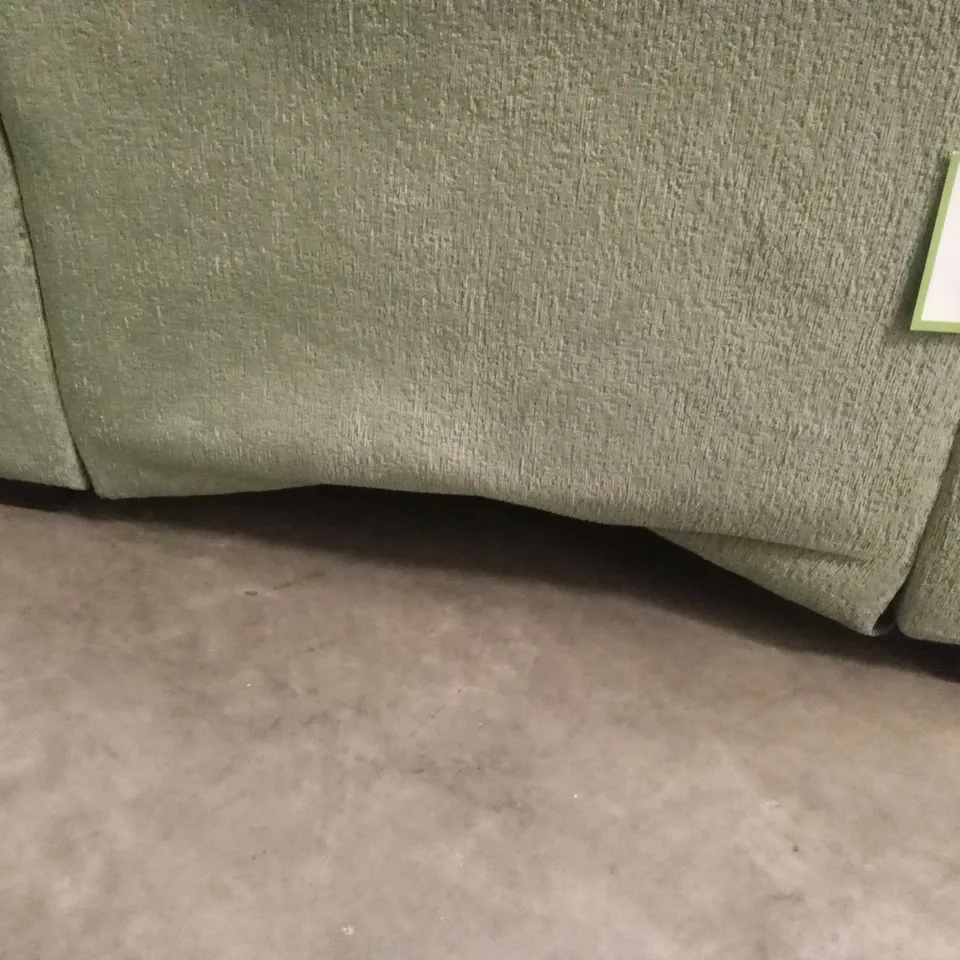 SALERNO STANDARD BACK FABRIC ARMCHAIR - OLIVE GREEN RRP £449