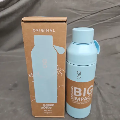 OCEAN BOTTLE – SKY BLUE REUSABLE WATER BOTTLE - BOXED
