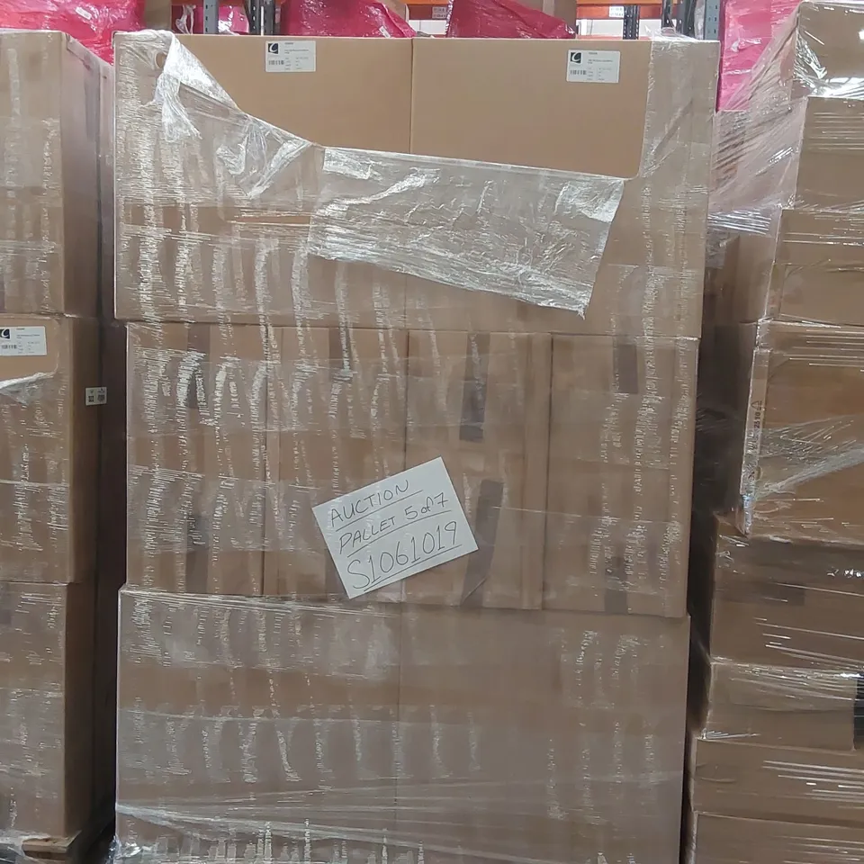PALLET CONTAINING A LARGE ASSORTMENT OF BATHROOM FURNITURE PARTS INCLUDING: CALYPSO BASIN UNITS ECT