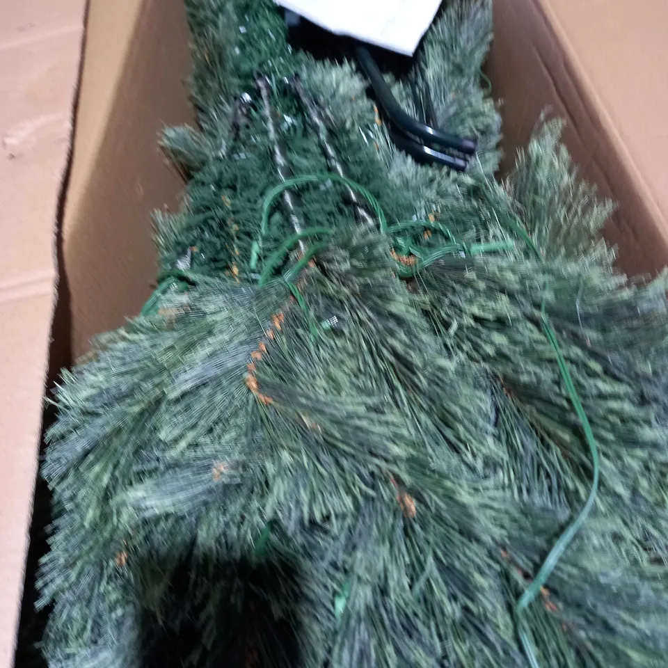 6,5FT PRE LIT SLIM XMAS TREE CASHMERE