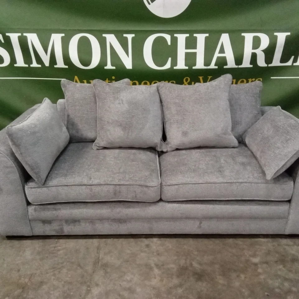 SOHO FABRIC 3 SEATER SOFA - GREY RRP £849