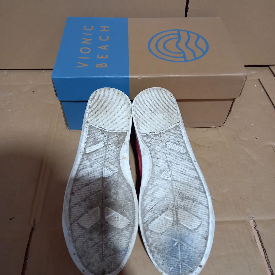 PAIR OF VIONIC PINK PUMPS/TRAINERS - SIZE 6