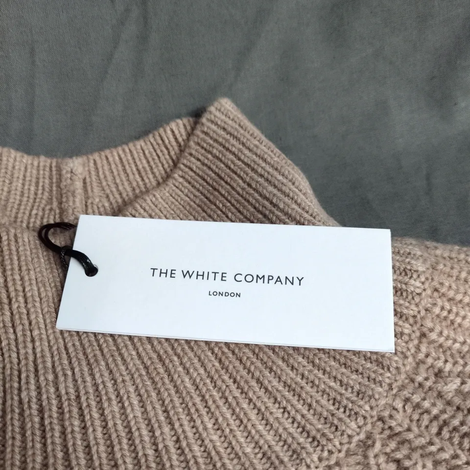 THE WHITE COMPANY BEIGE KNIT SWEATER – WOMEN'S SIZE S