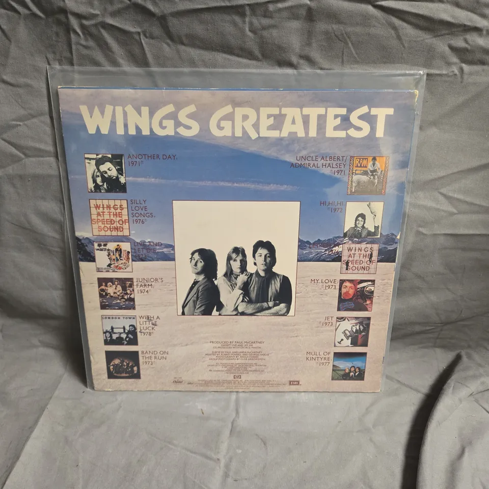WINGS GREATEST – VINYL LP ALBUM (WINGS)