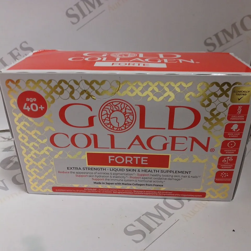 GOLD COLLAGEN FORTE 40+ GOLD COLLAGEN EXTRA STRENGTH 10 DAY PROGRAMME 10 X 50ML