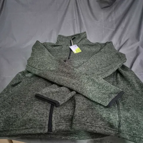 MOUNTAIN WAREHOUSE IDRISS III FULL ZIP FLEECE GREEN EXTRA LARGE