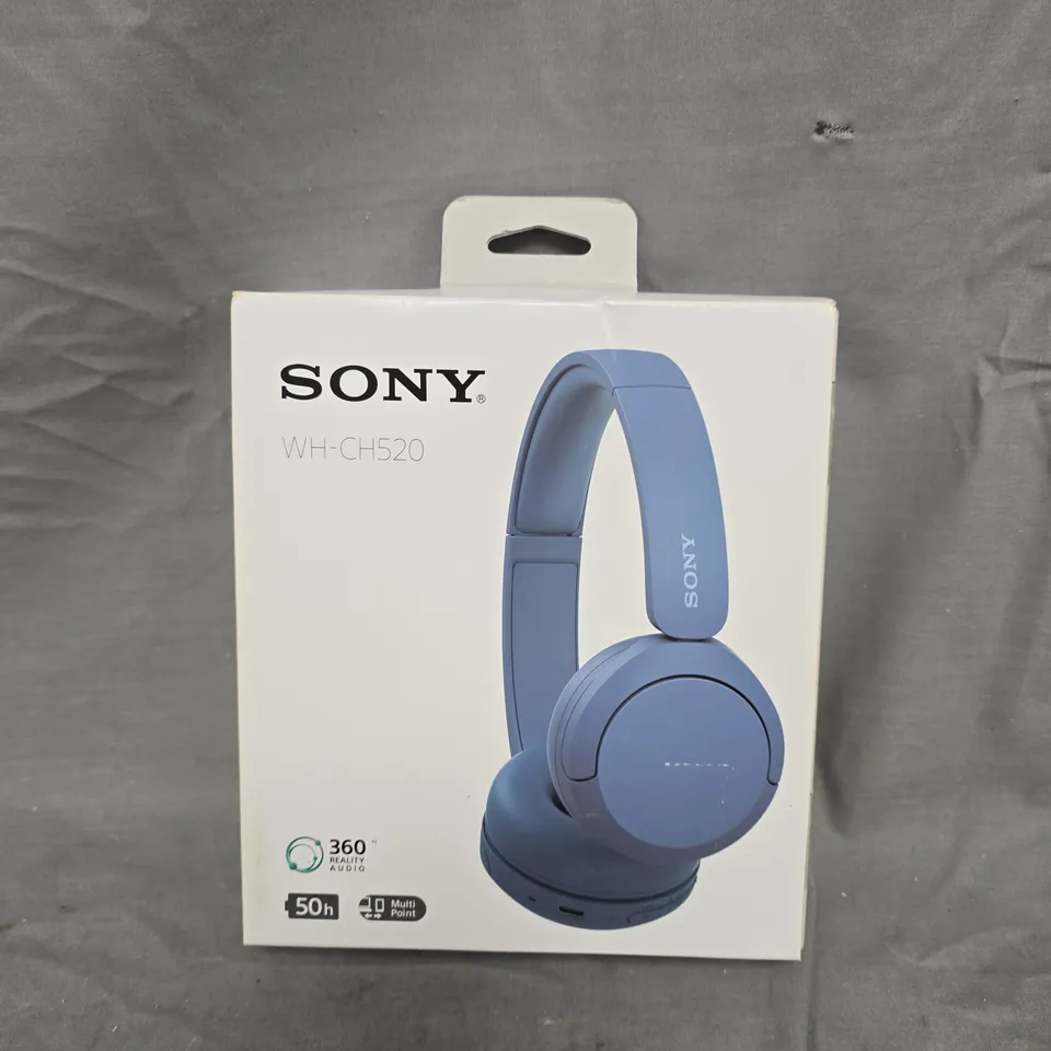 BOXED SONY WH-CH520 WIRELESS BLUETOOTH HEADPHONES 