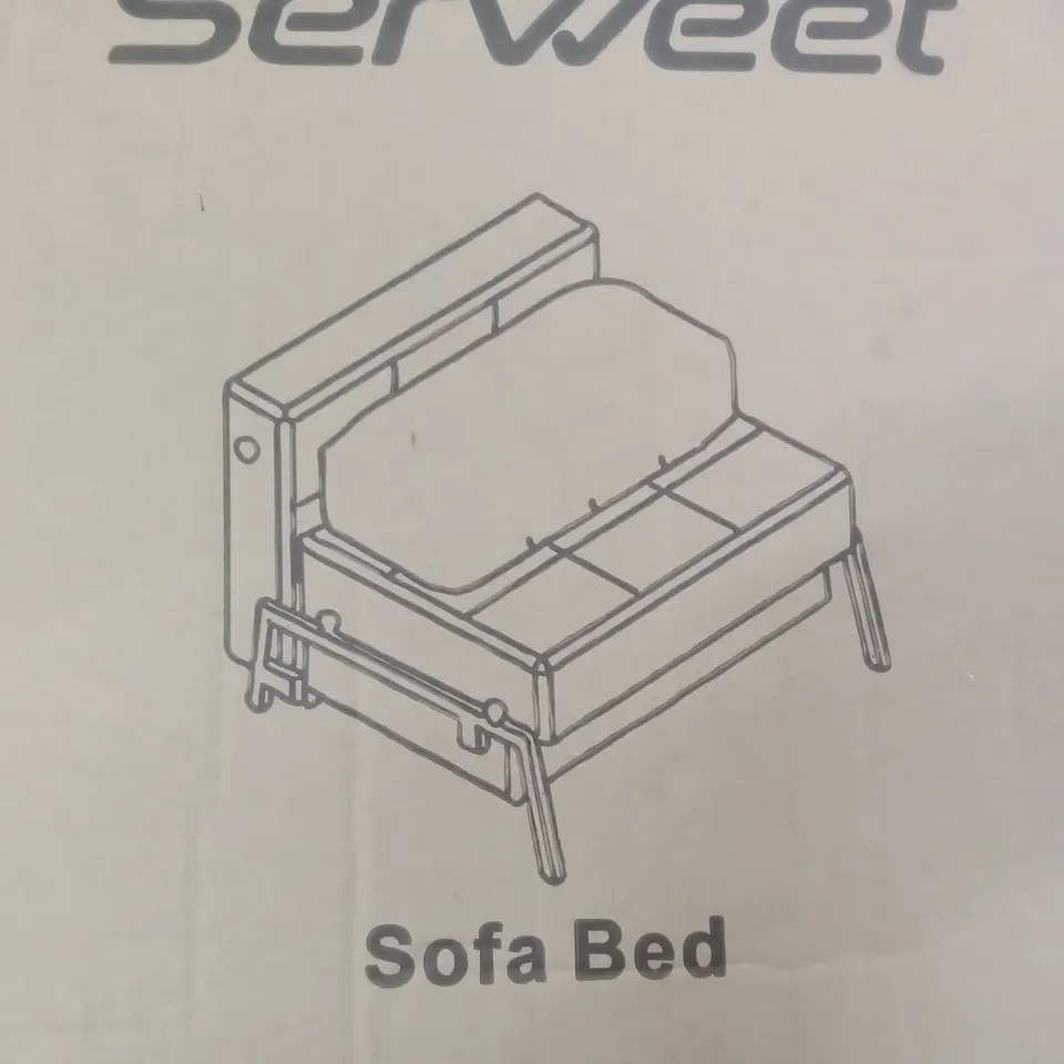 BOXED SERVEET MAROON SOFA BED 83×69×51CM