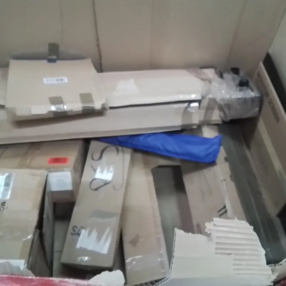 PALLET OF ASSORTED HOUSEHOLD GOODS AND PRODUCTS TO INCLUDE;WAX MELTER,CAT LITTER BOX,FAN