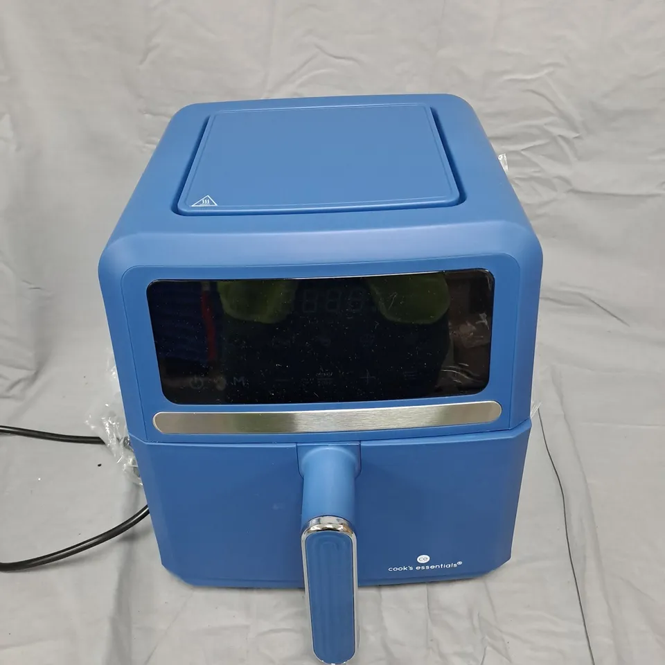 COOK'S ESSENTIALS 5L DIGITAL AIR FRYER – BLUE