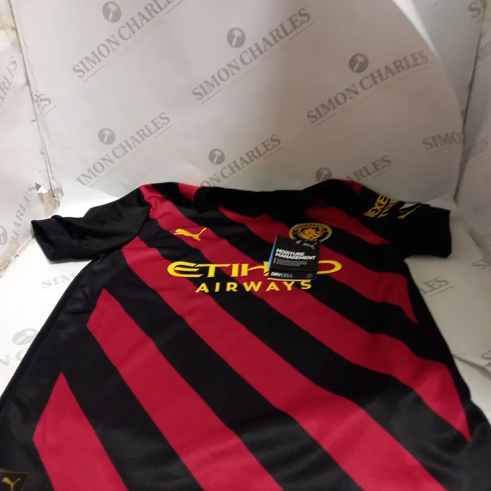 MANCHESTER CITY AWAY SHIRT SIZE 13-14 