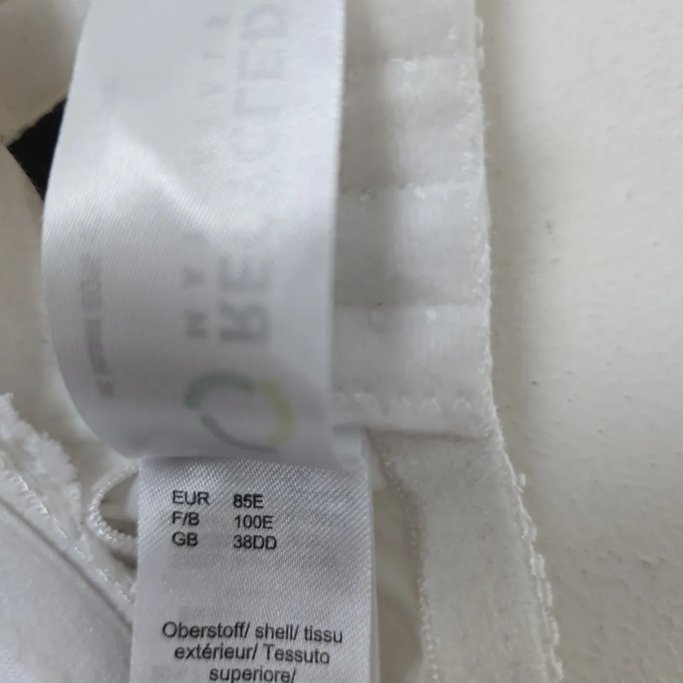 BONPRIX WHITE LACE BRA – WOMEN'S UNDERWEAR, UK 38DD (EU 85E)
