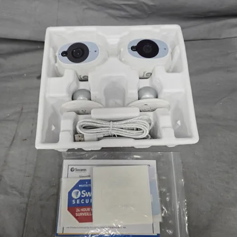 SWANN SMART SECURITY CAMERA TWIN PACK – WIRE-FREE HD 1080P
