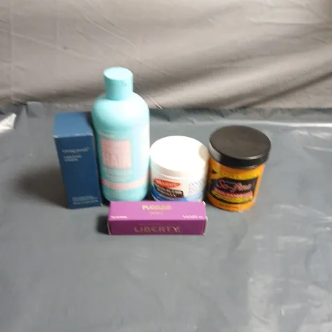 APPROXIMATEY 20 ASSORTED HEALTH AND BEAUTY PRODUCTS TO INCLUDE - HAIR BURST SHAMPOO - PALMERS COCOA BUTTER AND FUGAZZI PURPLE EAU DE PARFUM