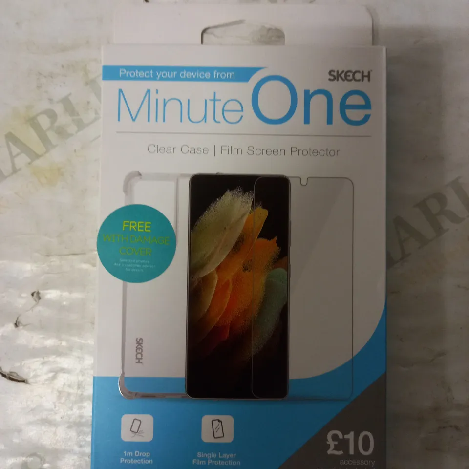 LOT OF 20 MINUTE ONE CLEAR CASE & SCREEN PROTECTOR KITS FOR SAMSUNG GALAXY S21 ULTRA