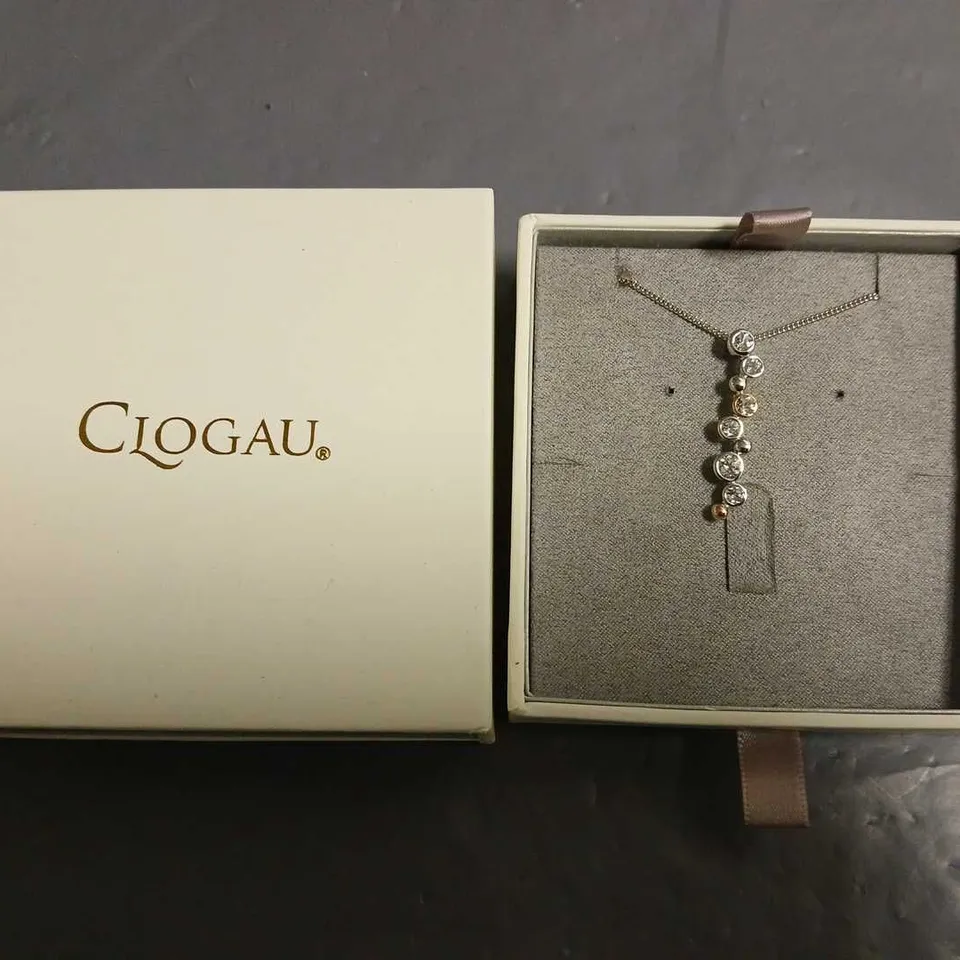 BOXED CLOGAU SILVER NECKLACE