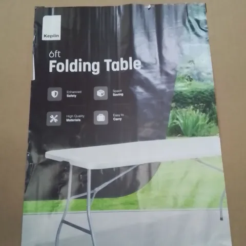 BOXED 6FT FOLDING TABLE 
