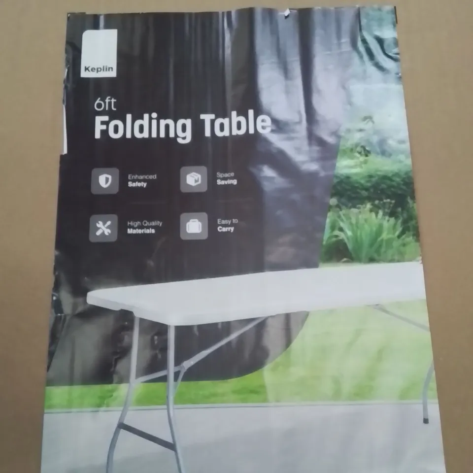 BOXED 6FT FOLDING TABLE 