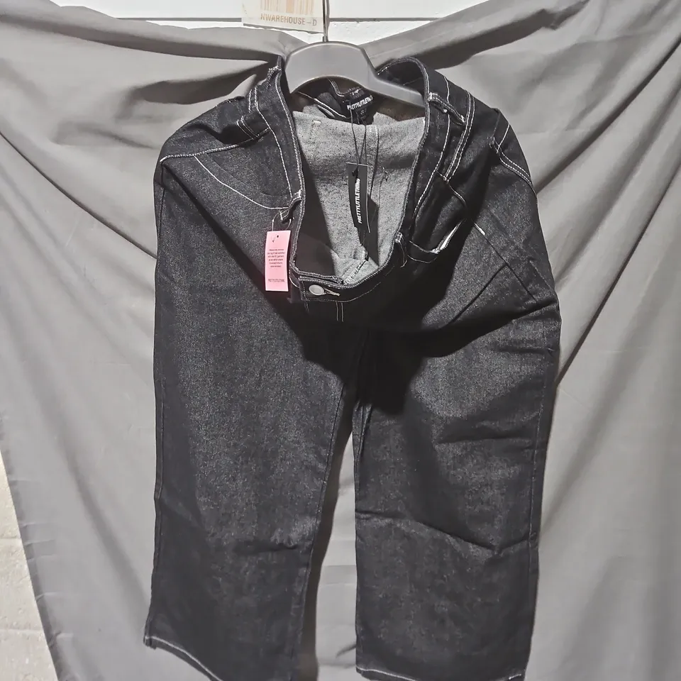 PETTY LITTLE THING WOMEN'S DARK DENIM JEANS SIZE 14