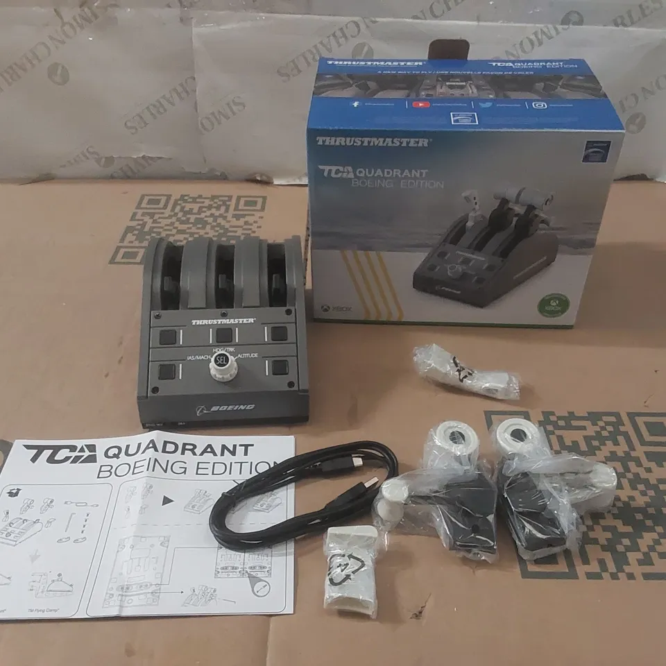 BOXED THRUSTMASTER TCA QUADRANT BOEING EDITION