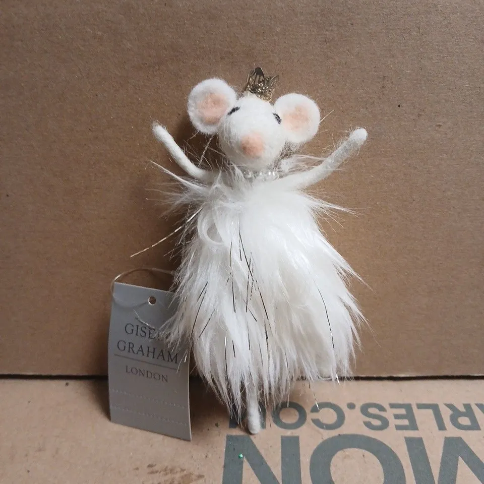 BOX OF APPROXIMATELY 10 GISELA GRAHAM BALLERINA MOUSE CHRISTMAS TREE DECORATIONS