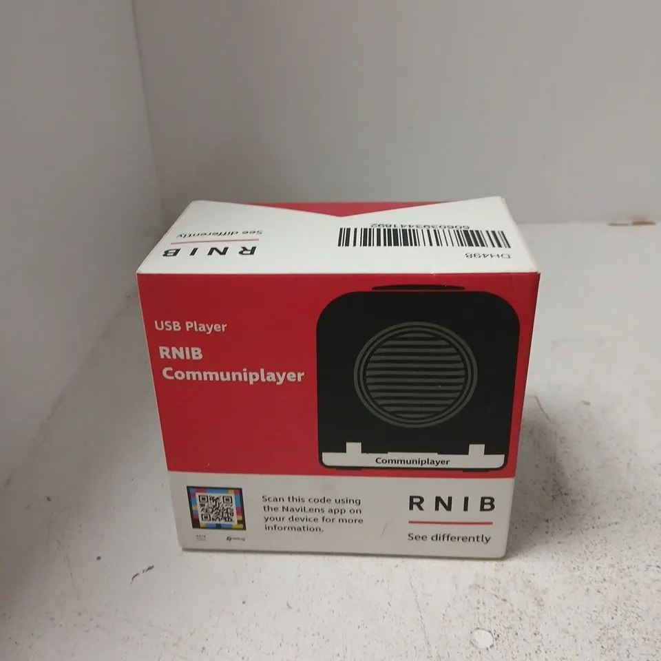 RNIB COMMUNIPLAYER USB PLAYER – BOXED