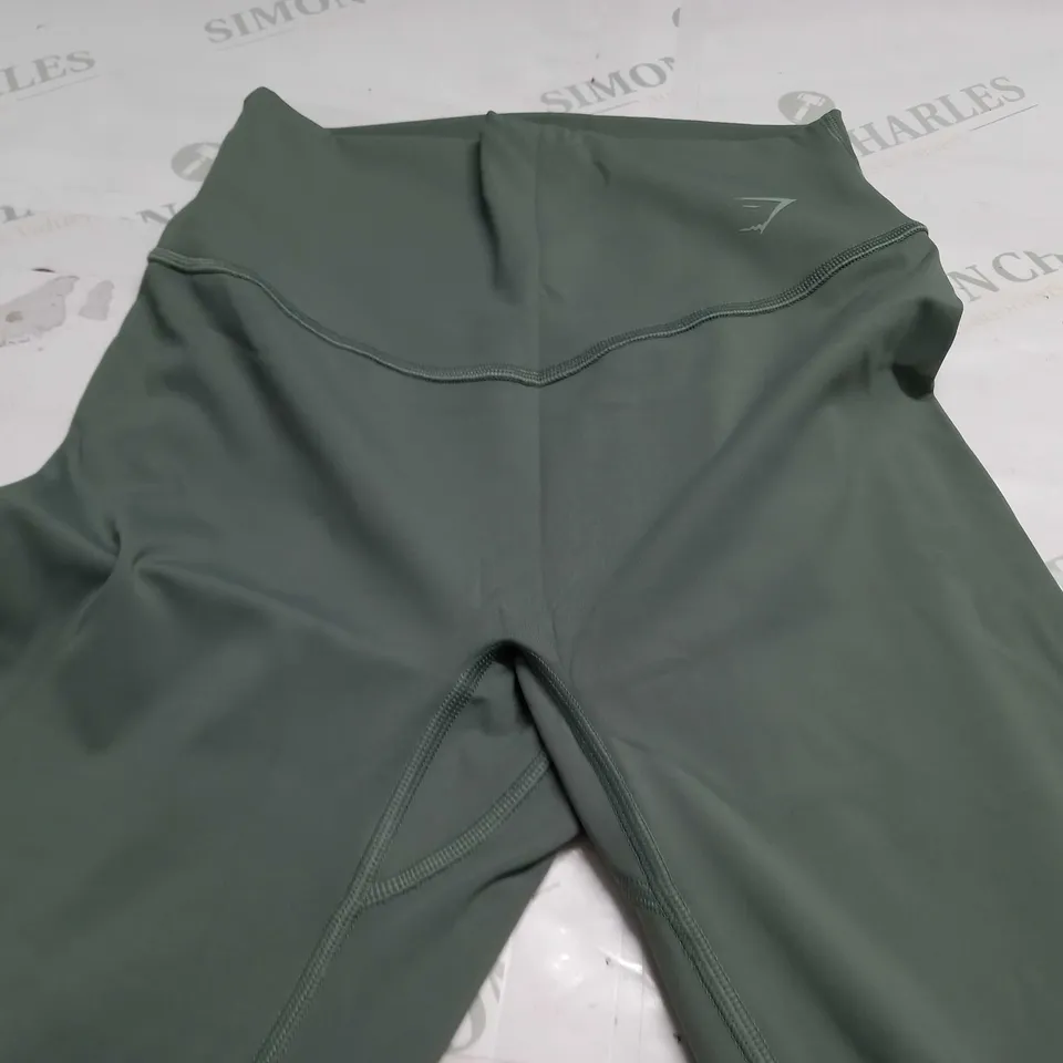 GYMSHARK LEGGING JOGGERS IN SEA GREEN - SMALL