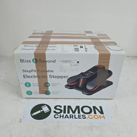 BOXED BLISS & BEYOND STEPFIT ELECTRONIC STEPPER