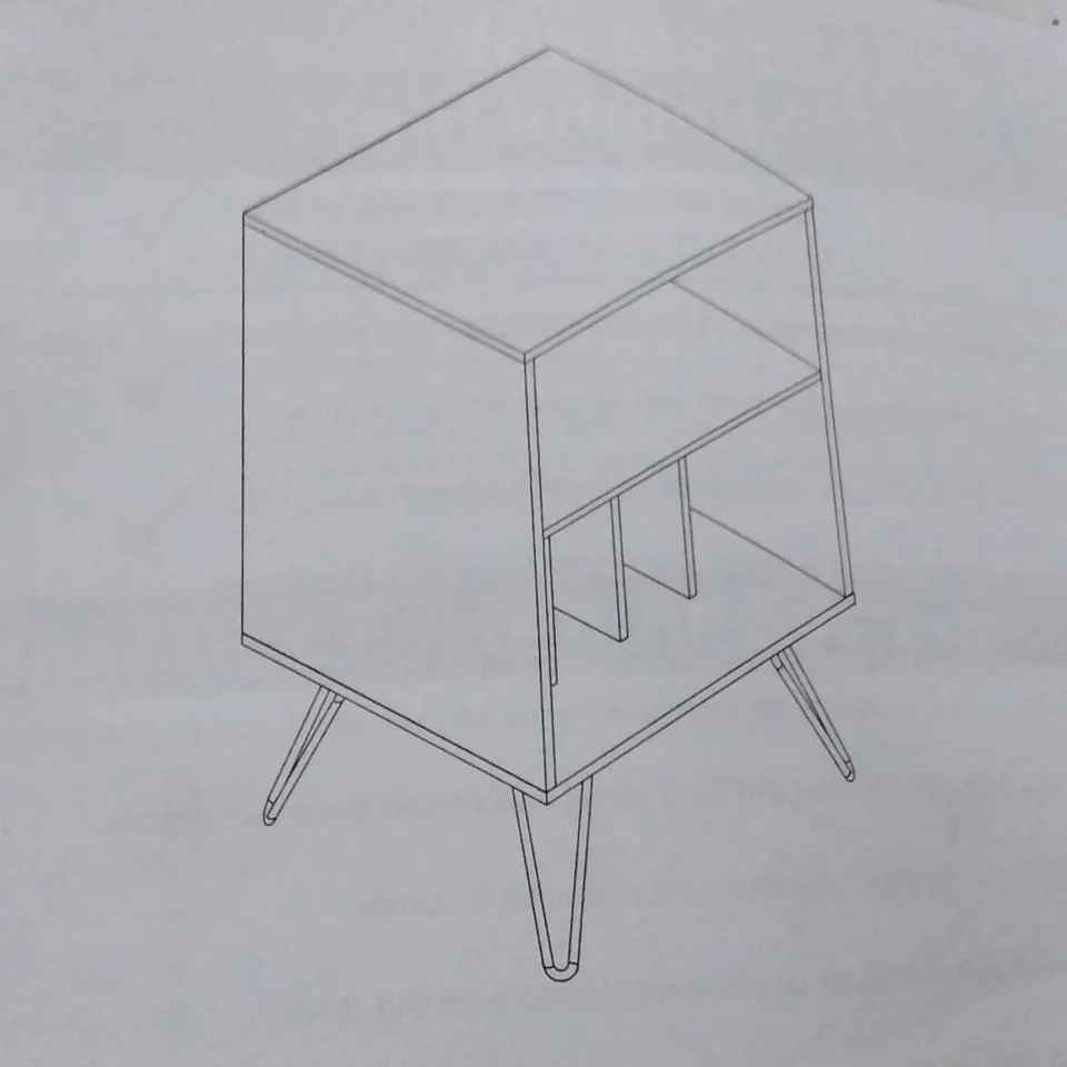 BOXED TIANA RACK WALNUT 