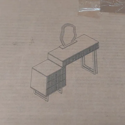 BOXED TELFORD DRESSING TABLE WITH MIRROR (2 BOXES)