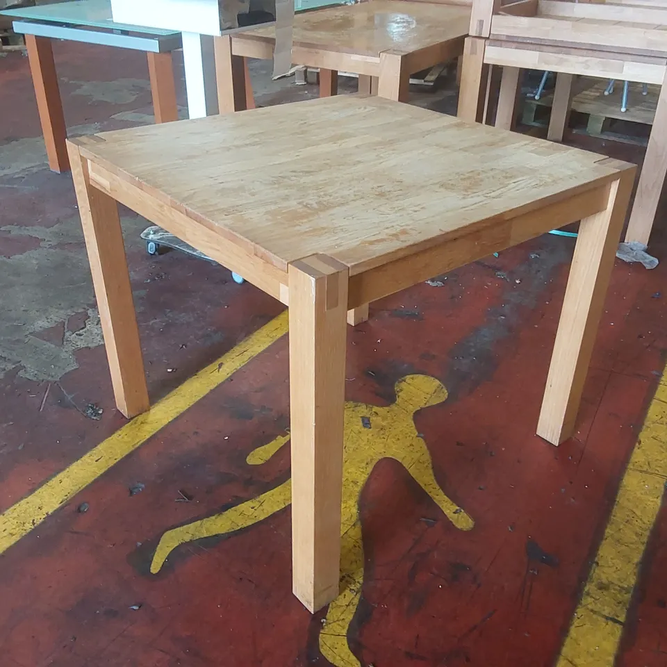 SOLID WOOD RESTAURANT DINING TABLE