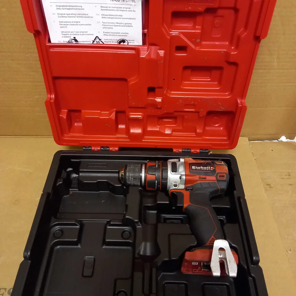 EINHELL TE-CD 18 CORDLESS HAMMER DRILL