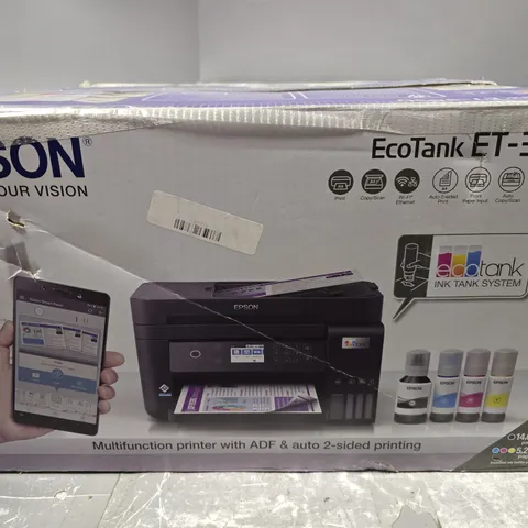 BOXED EPSON ECOTANK ET-3850 PRINTER