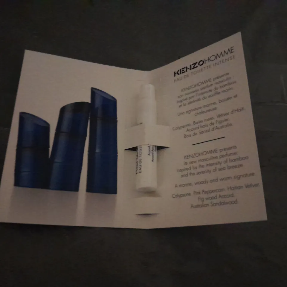 APPROXIMATELY 1051 KENZO HOMME EAU DE TOILETTE INTENSE 1ML SAMPLES