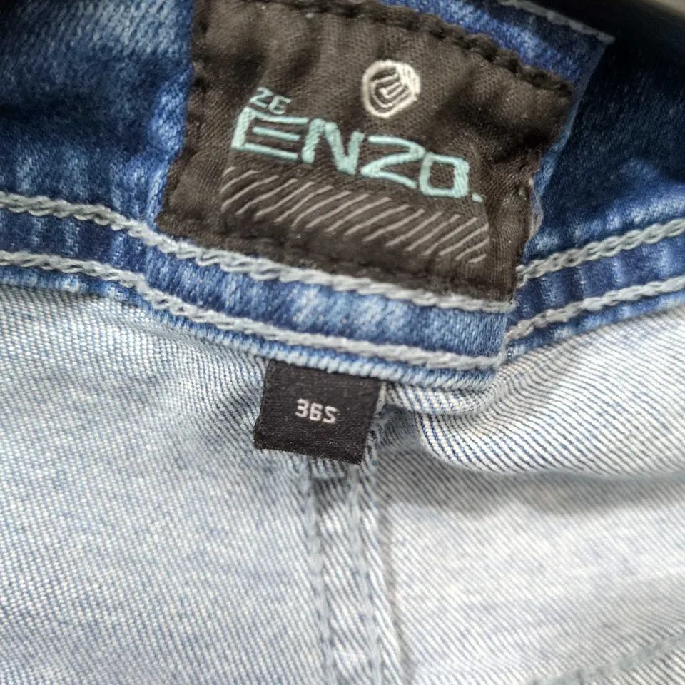 ENZO DENIM JEANS – LIGHT WASH, MEN'S 