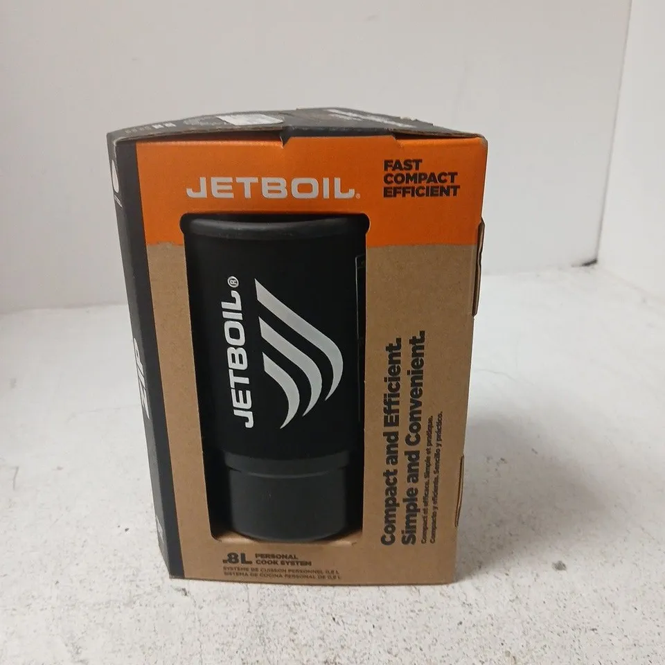 JETBOIL COMPACT CAMPING STOVE SYSTEM – BOXED