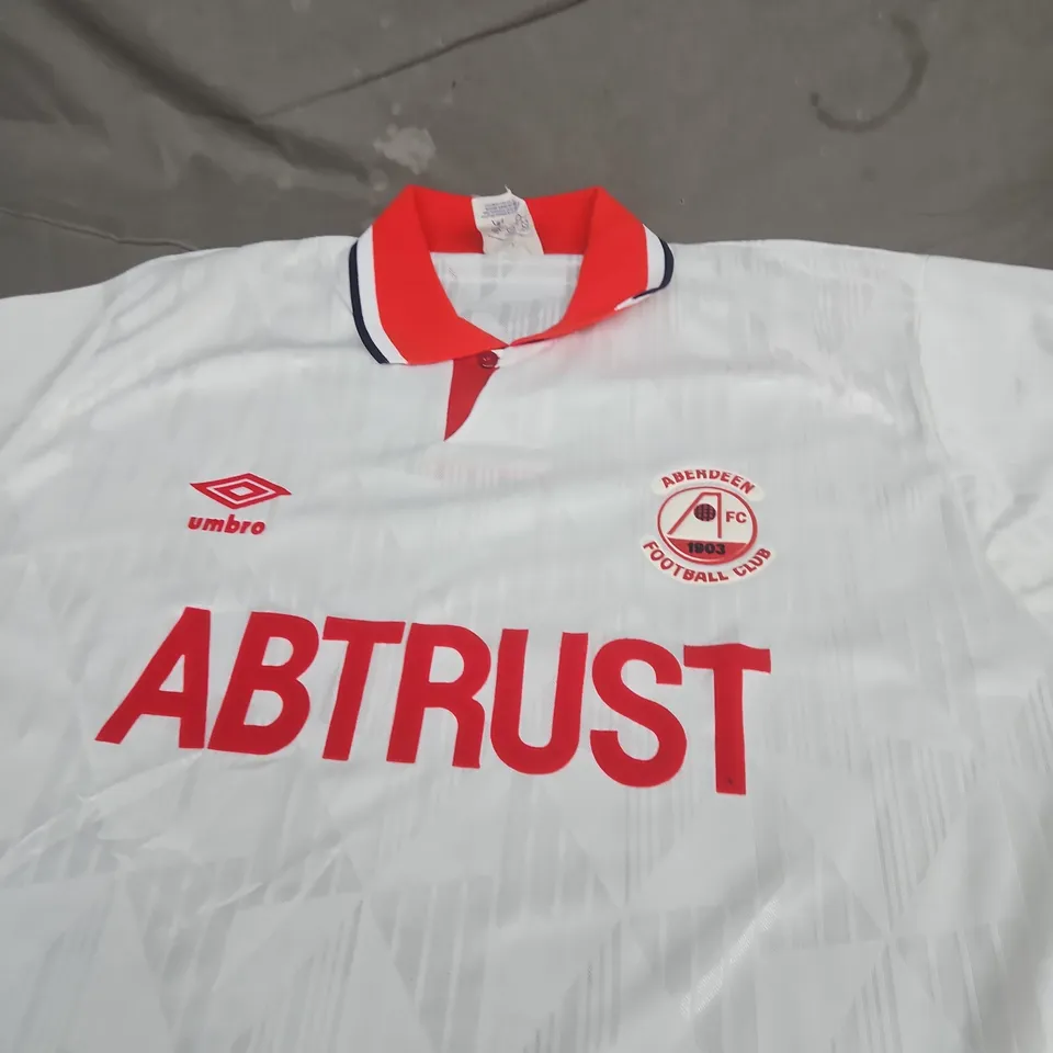 RETRO ABERDEEN FC AWAY JERSEY - SIZE XL