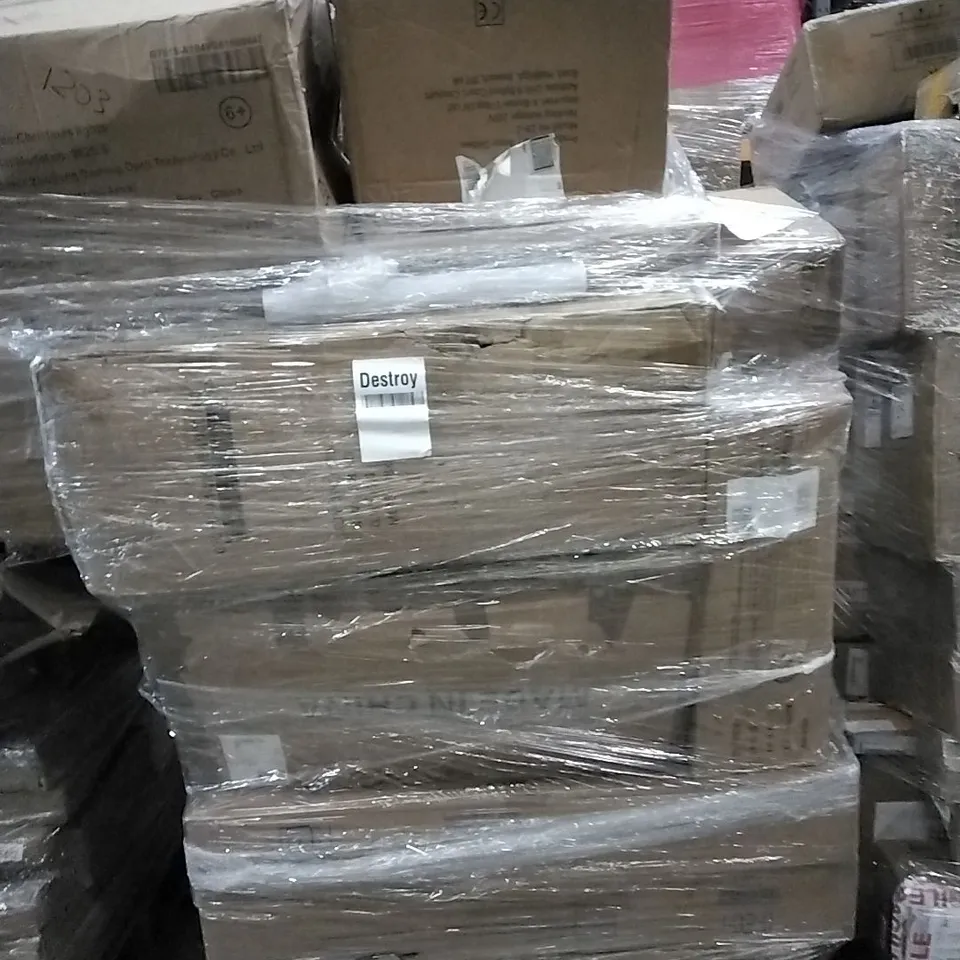 PALLET OF HOUSEHOLD ITEMS TO INCLUDE CHRISTMAS LIGHTS, WATER DISTILLER AND OTHER ASSORTED ITEMS...