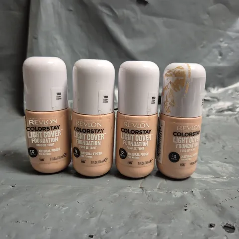 LOT OF APPROXIMATELY 70 REVLON COLOURSTAY LIGHT COVER 30ML FOUNDATIONS - 110 IVORY