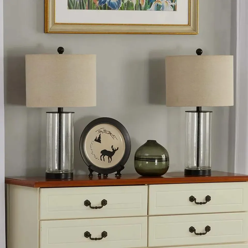 BOXED 60.33 CM TABLE LAMP SET