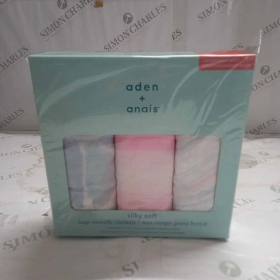 ADEN + ANAIS SILKY SOFT LARGE SWADDLE BLANKETS 