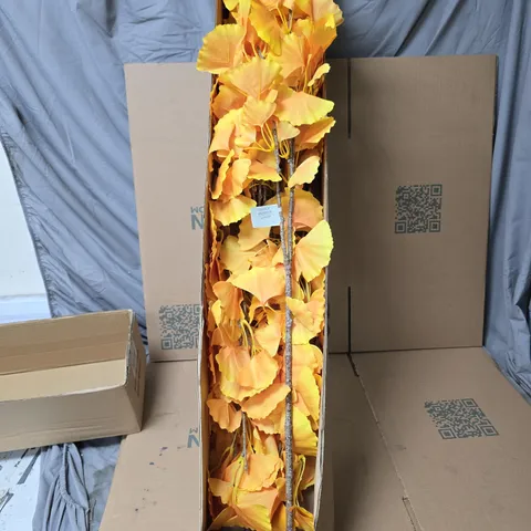 12X GISELA GRAHAM FAUX FLOWER ORANGE 